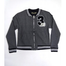 Толстовка на замке 3 Braws серый