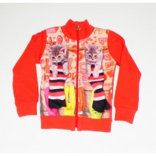 Кофта для девочки на замке утепленная с начесом Bunny Кофта для девочки на замке утепленная с начесом Bunny