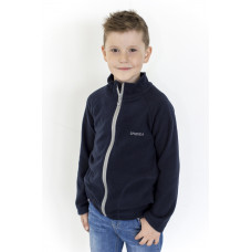 Кофта флис на замке однотонный CRUMBS синий