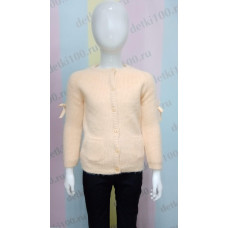 Кофта для девочки вязанная пуговицы Baynas персиковый Кофта для девочки вязанная пуговицы Baynas персиковый