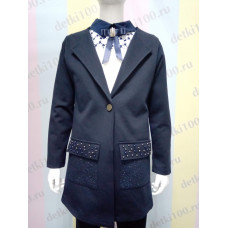 Пиджак для девочки Minimoda синий Пиджак для девочки Minimoda синий