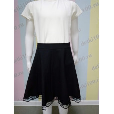 Юбка с кружевом Gamze черный Юбка с кружевом Gamze черный