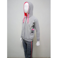 Кофта для девочки на замке Sweet Perla серый Кофта для девочки на замке Sweet Perla серый