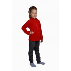 Кофта флисовая на замке однотонный CRUMBS терракотовый Кофта флисовая на замке однотонный CRUMBS терракотовый