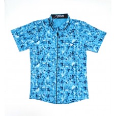 Рубашка короткий рукав схемы 17-751 NJN голубой Рубашка короткий рукав схемы 17-751 NJN голубой