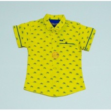 Рубашка короткий рукав Вело NJN цвет желтый Рубашка короткий рукав Вело NJN цвет желтый