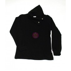 Водолазка черная горло на кнопках Lovetti Водолазка черная горло на кнопках Lovetti