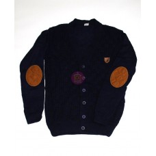 Кофта для мальчика вязанная на замке Esma темно-серый