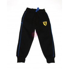 Брюки спортивные с начесом Ferrar черный с синим Брюки спортивные с начесом Ferrar черный с синим