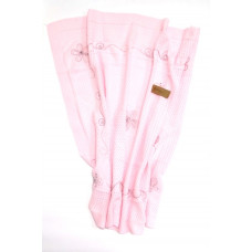 Плед с цветком вязка Babymy 