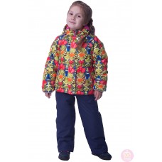 Комплект для девочки утепленный Кенди Батик мультиколор Комплект для девочки утепленный Кенди Батик мультиколор