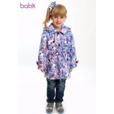 Плащ для девочки Эмина не утепленный Батик, сиреневый Плащ для девочки Эмина не утепленный Батик, сиреневый