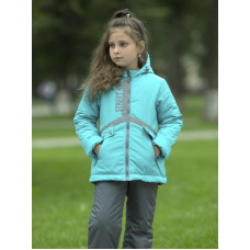 Куртка для девочки утеплитель 150 Аврора Молли бирюзовый Куртка для девочки утеплитель 150 Аврора Молли бирюзовый