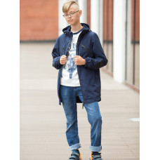 Ветровка для мальчика флис Аврора Стив сего-голубой Ветровка для мальчика флис Аврора Стив сего-голубой