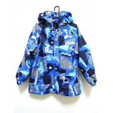 Куртка-ветровка для мальчика на флисе Энри Seleo синий Куртка-ветровка для мальчика на флисе Энри Seleo синий