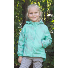 Куртка-ветровка для девочки флис Азалия Аврора мята Куртка-ветровка для девочки флис Азалия Аврора мята
