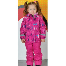 Комплект для девочки утепленный 100 Сердцеедка Seleo розовый Комплект для девочки утепленный 100 Сердцеедка Seleo розовый