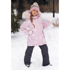 Парка для девочки зима Барби Батик розовый Парка для девочки зима Барби Батик розовый