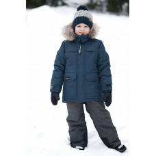 Парка для мальчика зима Демиан Батик синий Парка для мальчика зима Демиан Батик синий